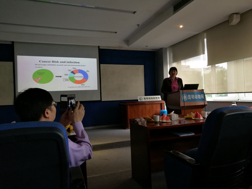 中南大学基础医学院教授曹亚到昆明动物所交流