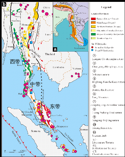 地化所在东南亚巨型锡矿带锡矿床成因方面取得重大进展